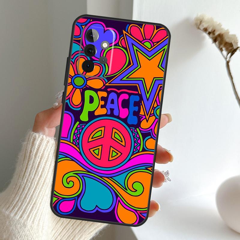Хиппи Хиппи Психоделическое Искусство Мир Чехол Для Samsung Galaxy A52 A32 A12 A16 A26 A36 A56 A15 A35 A55 A34 A54 A13 A33 A53 A17 A06