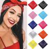 Hip Hop Women Bandana Scarf Girls Kids Punk Square Bandanas Headwear Fashion Bohemian Head Scarf Headbands Hair Accessories