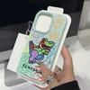 Чехол для мобильного телефона с принтом динозавра в стиле граффити Для iPhone 17 16 15Pro Max 11 12 13 14Pro Plus ударопрочный и противоударный чехол