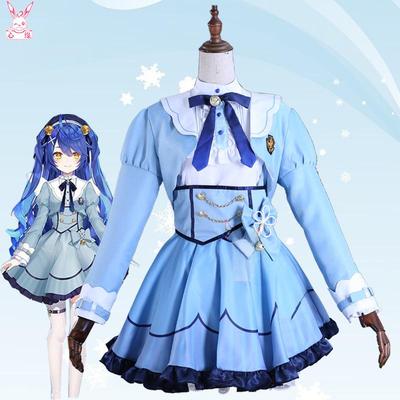 Чародейка Тяньгун Синь: Платье для косплея Rainbow Club Virtual Idol для женщин