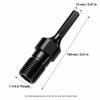 UNC 1 1/4 Thread Drill Bit Adapter 40Cr Steel Extension Rod Hex Shank Converter  Concrete Coring