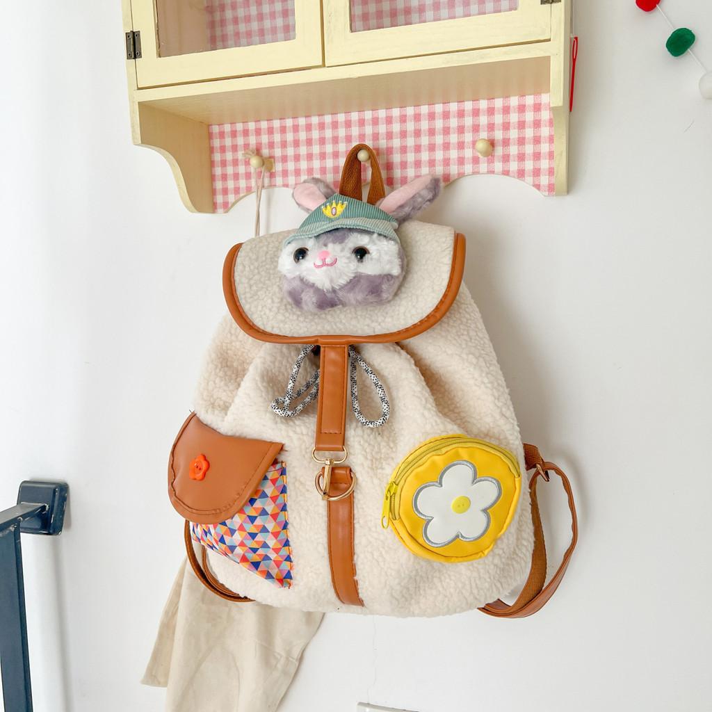 Плюшевый Стеллалу Даффи Рюкзак-школьный портфель Детский подарок Мультяшная сумка Повседневная