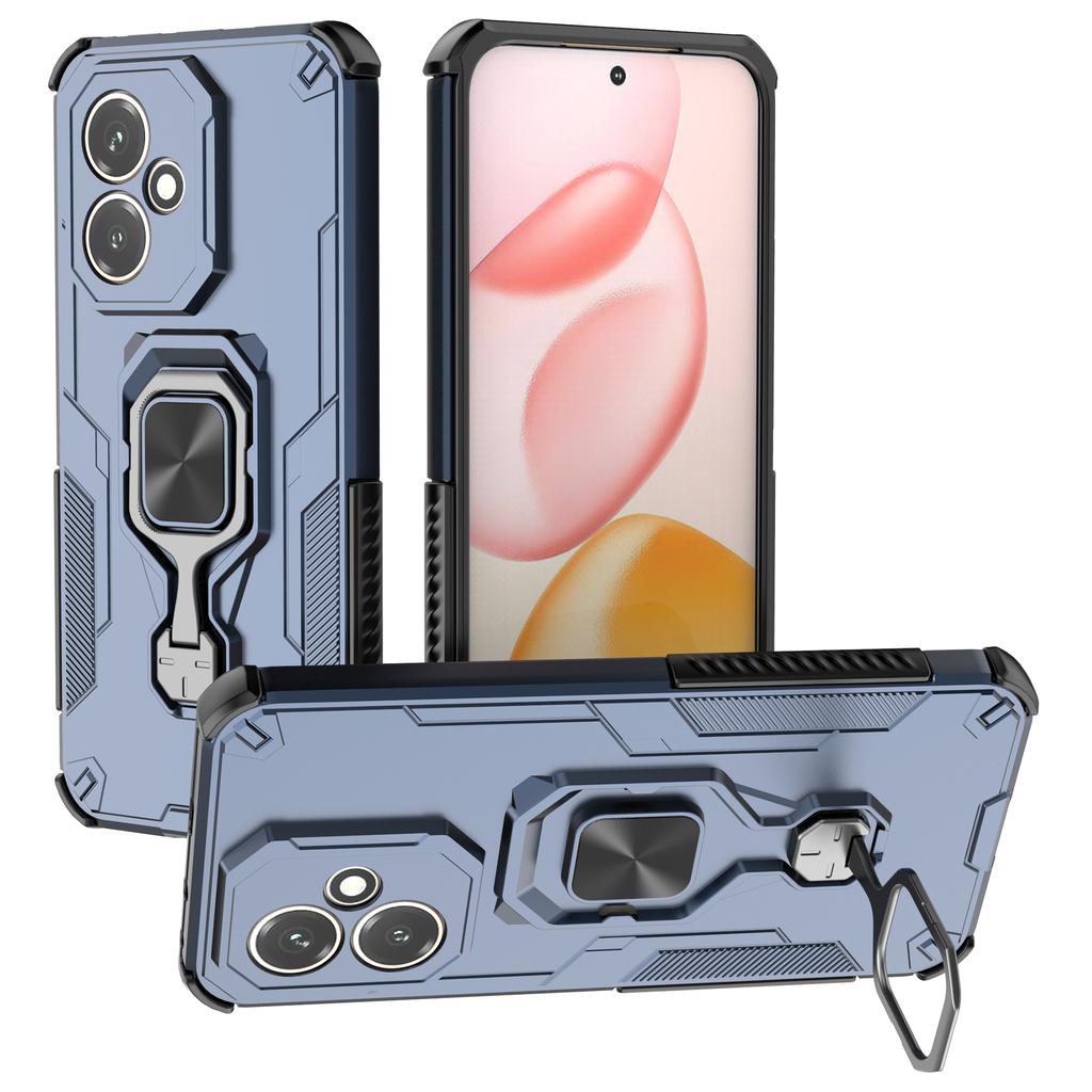 For Honor 400 5G (Global) Case Rotatable Ring Kickstand PC+TPU Shockproof Phone Cover
