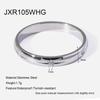 18K gold-plated stainless steel colored zirconium plain ring, niche star-studded diamond ring, non-fading stacked jewelry