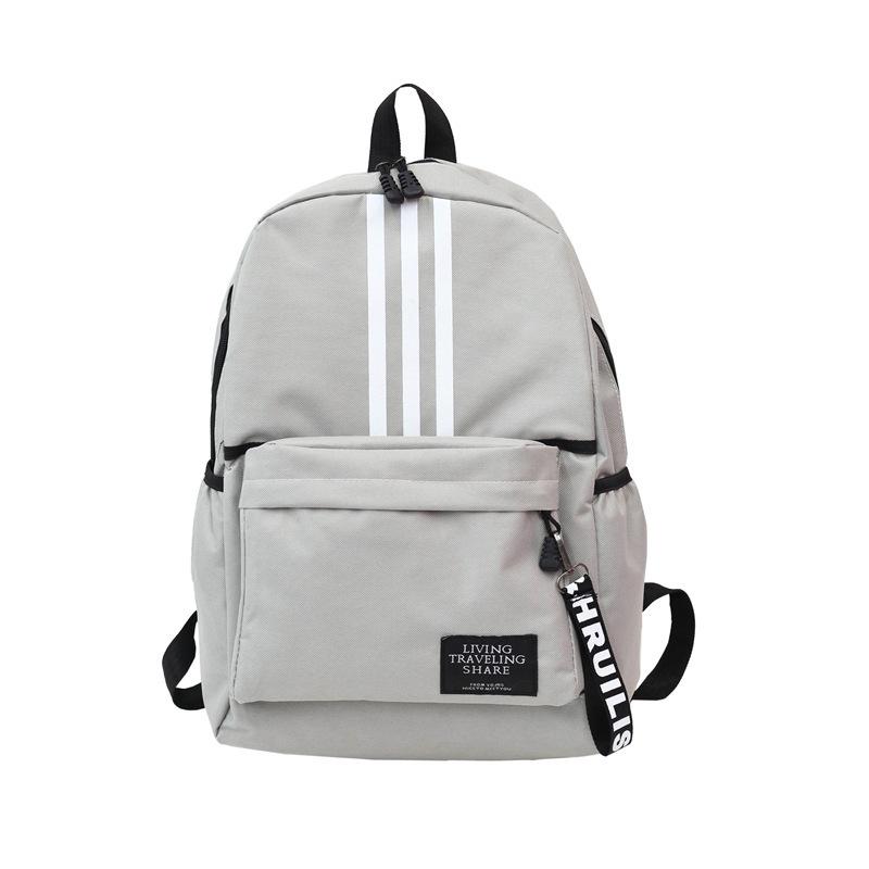 Backpack Male Large Capacity Couple Backpack University High School Student School Bag Campus Travel Tide Double Back