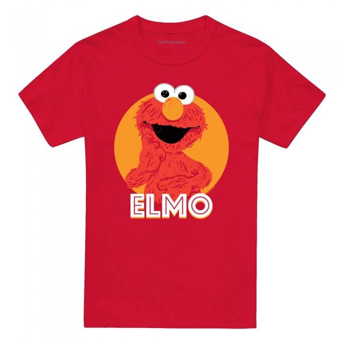 Sesame Street Unisex Adult Elmo Scribble T-Shirt
