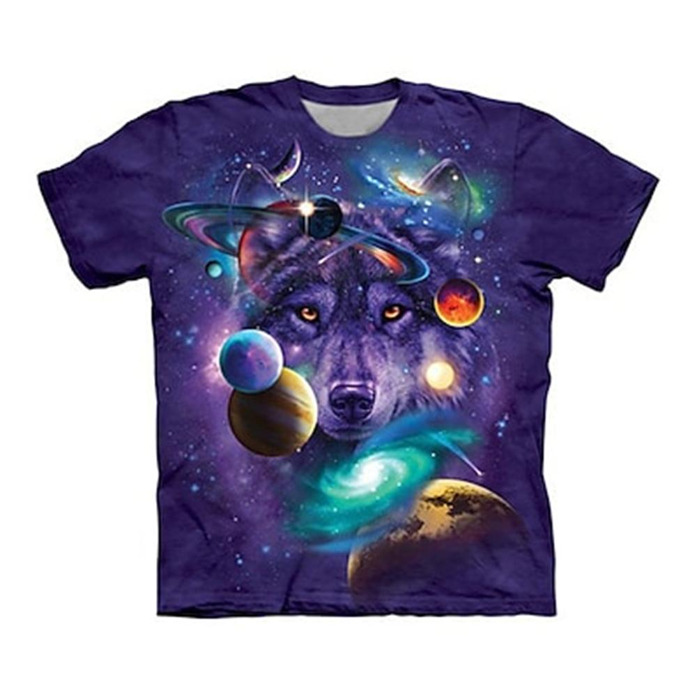 Летняя мужская футболка с 3d короткими рукавами, верхний пуловер «Король леса, лев», одежда в стиле Харадзюку, уличная повседневная винтажная футболка