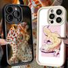 Ящерицы Гекконы Милые P-Pet Чехол для Телефона для iPhone 16 17 Air 16E 15 Pro Max 14 Plus 13 12 Mini Capa Мягкий Силиконовый Funda