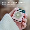 MUZEN Мини Bluetooth-динамик Button Blossom, Размер/Беспроводной/Ретро-стиль/Милый/Подарок (Вишнево-розовый)