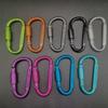 With Lock Sports Keychain Multi Colors Climbing Button High Quality Safety Buckle  Outdoor Tool