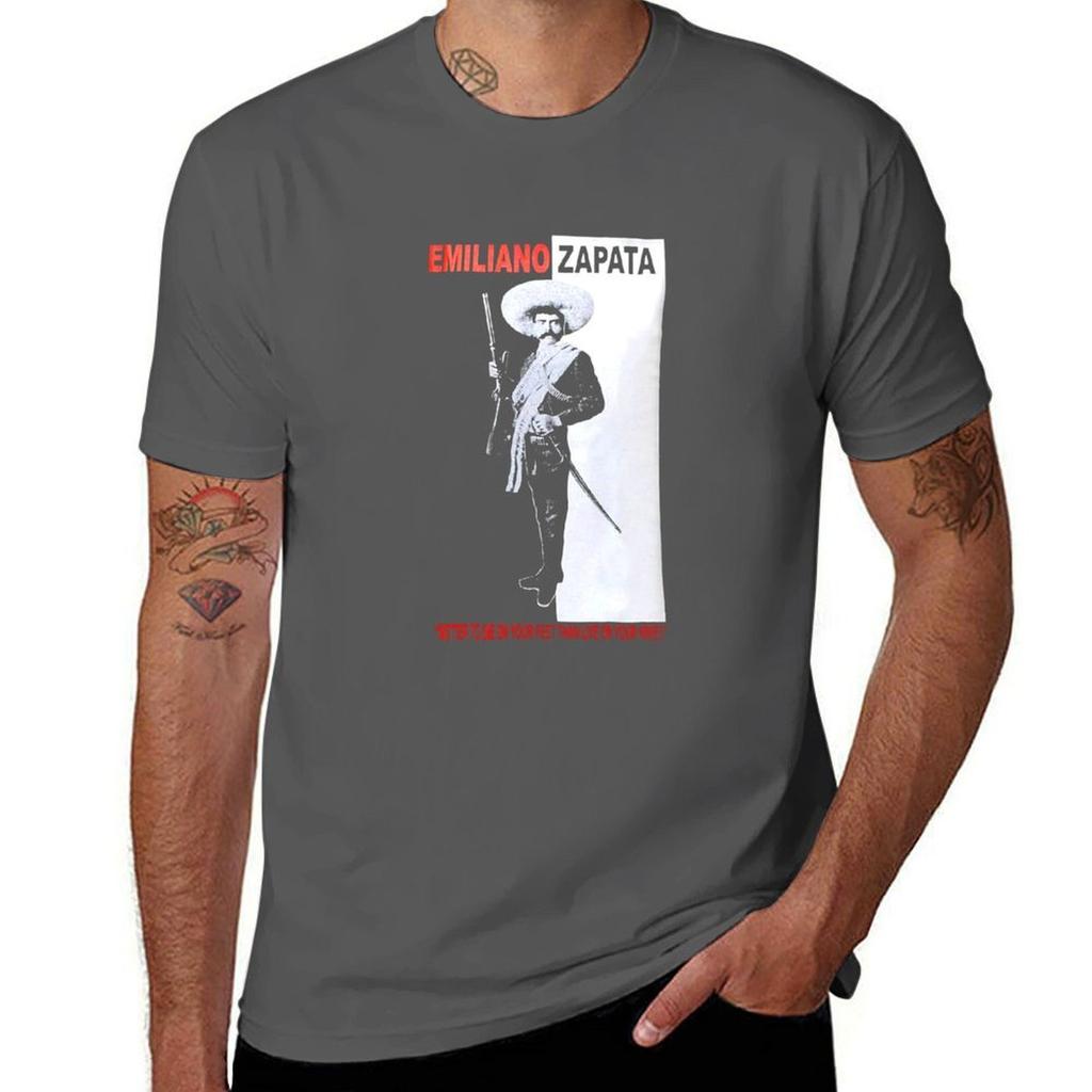 Emiliano Zapata TShirt Casual Light Summer Short Sleeve Top