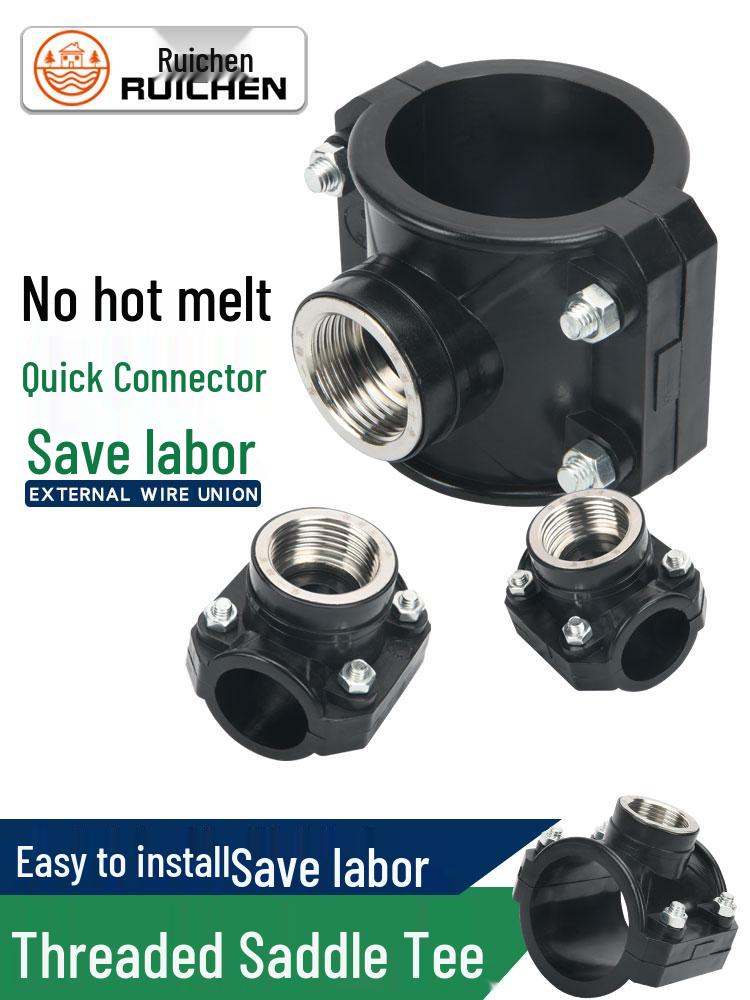 Нержавеющая сталь ПЭ внутренняя резьба переходник 25-110: Быстроразъемные седла для распределения воды и фитинги для аварийного ремонта