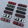ankfz6 3D Metal Front Grille GTD Logo Emblem Rear Trunk Badge Stickers For Volkswagen VW Golf 2 4 5 6 7 R MK2 MK3 MK4 Car Accessories