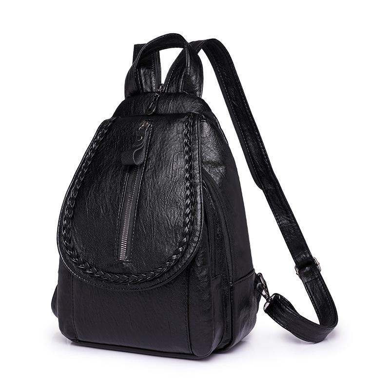 Женская дорожная сумка из мягкой кожи из искусственной кожи в стиле ретро