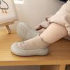 2025 Весна Новые Детские Тапочки Носки Обувь Из Гребенного Хлопка Детские Нескользящие Носки Для Малышей Мультяшные Туфли Носки