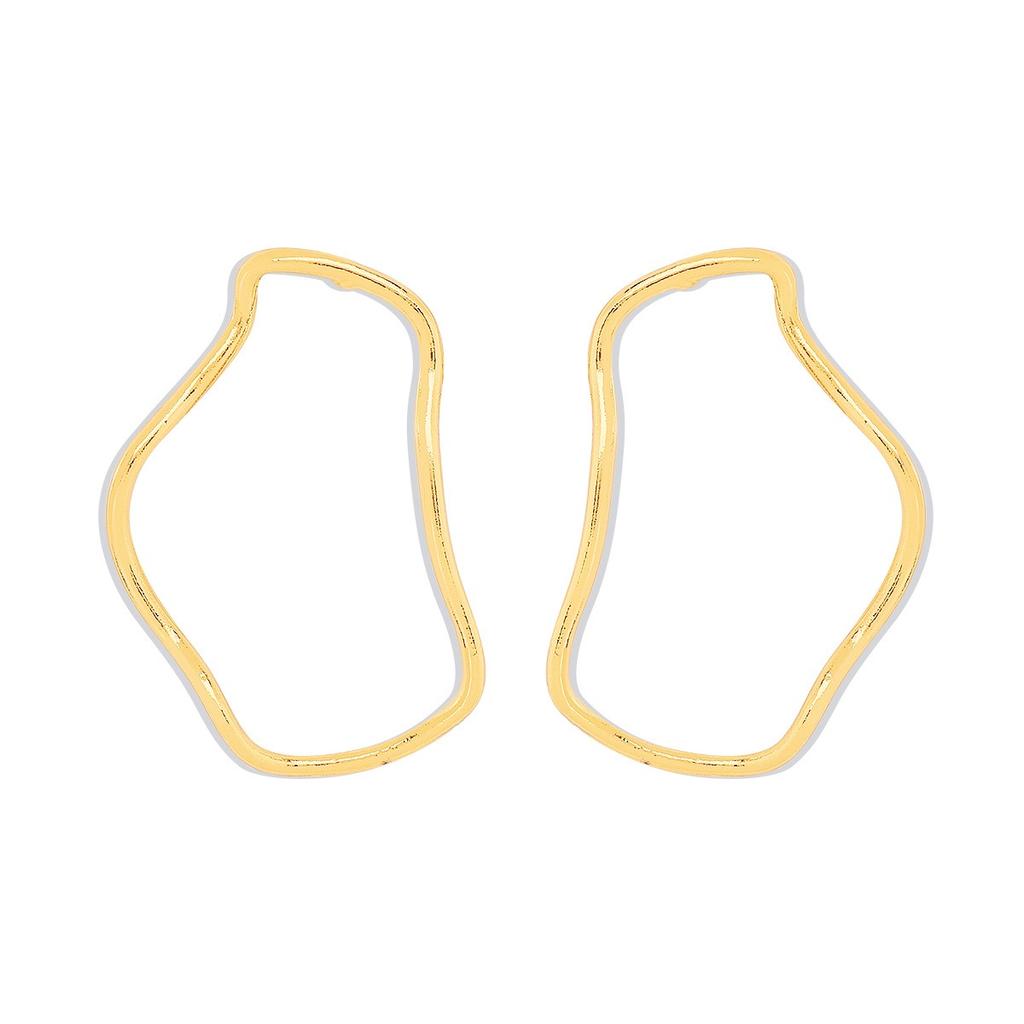 Модные персонализированные преувеличенные серьги-кольца из сплава для женщин