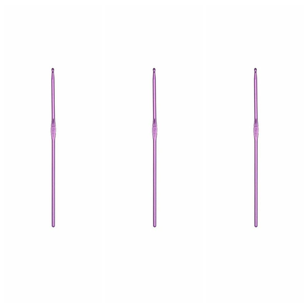 3 шт./набор алюминиевых крючков для вязания случайные цвета спицы для вязания металлические спицы подарок маме