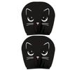 2Pcs Cartoon Car Pillowcase Exaggerated Car Seat Headcover  Halloween Christmas Holiday