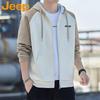 JEEP Men's Spring/Autumn Windproof Hooded Jacket