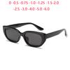 Cat Eye Myopia Sunglasses With Degree Women Men Anti-Glare Shortsighted Prescription Glasses Diopter 0 -0.5 -0.75 To -6.0