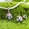 Dangle Charms Copper Doll Pendant Fit Original Bracelet Charm Making Woman Jewelry
