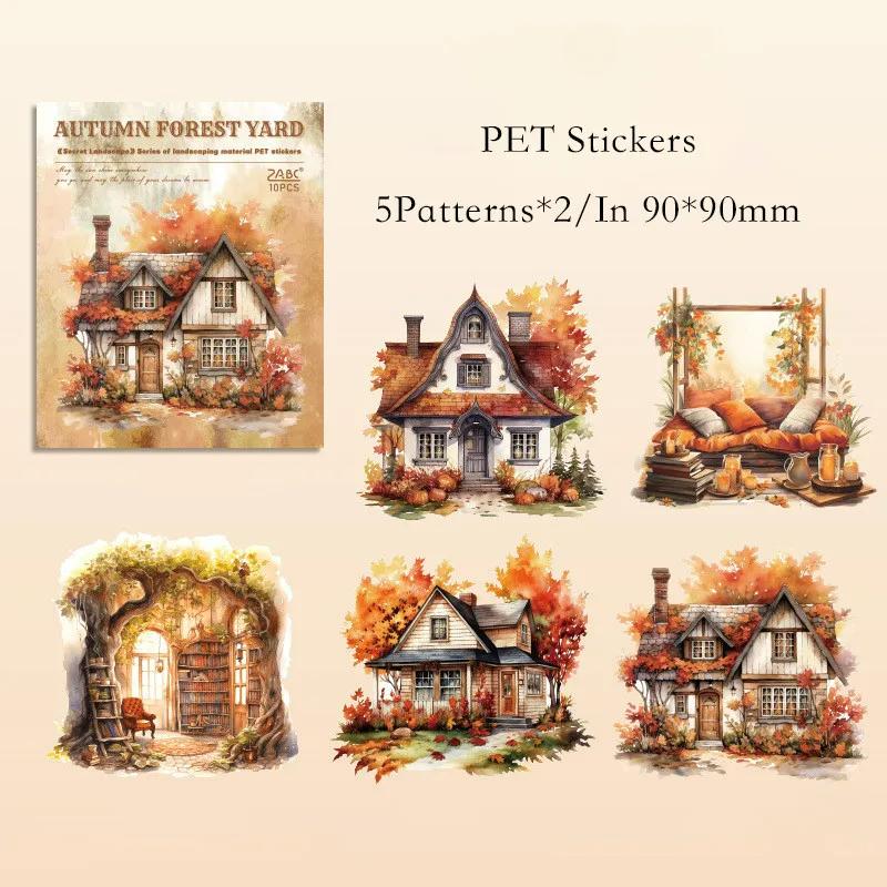 10 шт./упак. Цветочные наклейки на окна из ПЭТ-пластика, светящиеся ракушки, сделай сам, скрапбукинг, коллаж, канцелярские принадлежности, эстетика, наклейки для декора