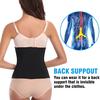 Men Women Waist Trainer Corset Zipper Hook Shapewear Tummy Double Control Body Shaper Waist Belt Faja
