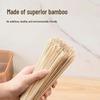 Natural Bamboo Kitchen Brush Set: Old-Fashioned Pot Brush, Dishwashing Brush, Bamboo Broom, and Loofah Silk Brush.