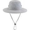 (One Size, Light Grey) Kou Yi UPF50  Mens Sun Hat Wide Brim Fishing Hat Portable Cowboy Bucket Hat