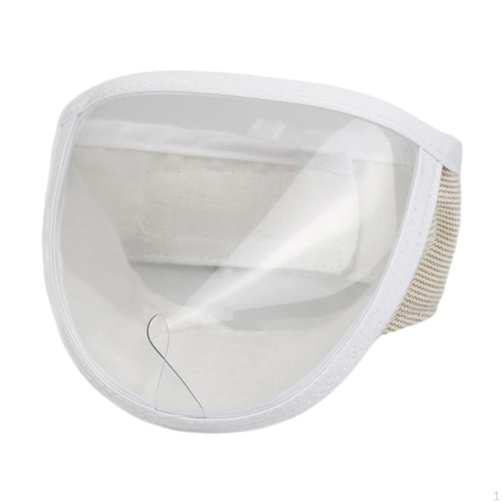 Cat Grooming Mouth Guard, Transparent Breathable Anti-Licking Guard for Bathing, Nail