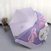 Kuromi Automatic Open/Close Umbrella-Cute Umbrella with Cute Design, Portable 3-Fold Compact Umbrella for Men & Women, Halloween Christmas G