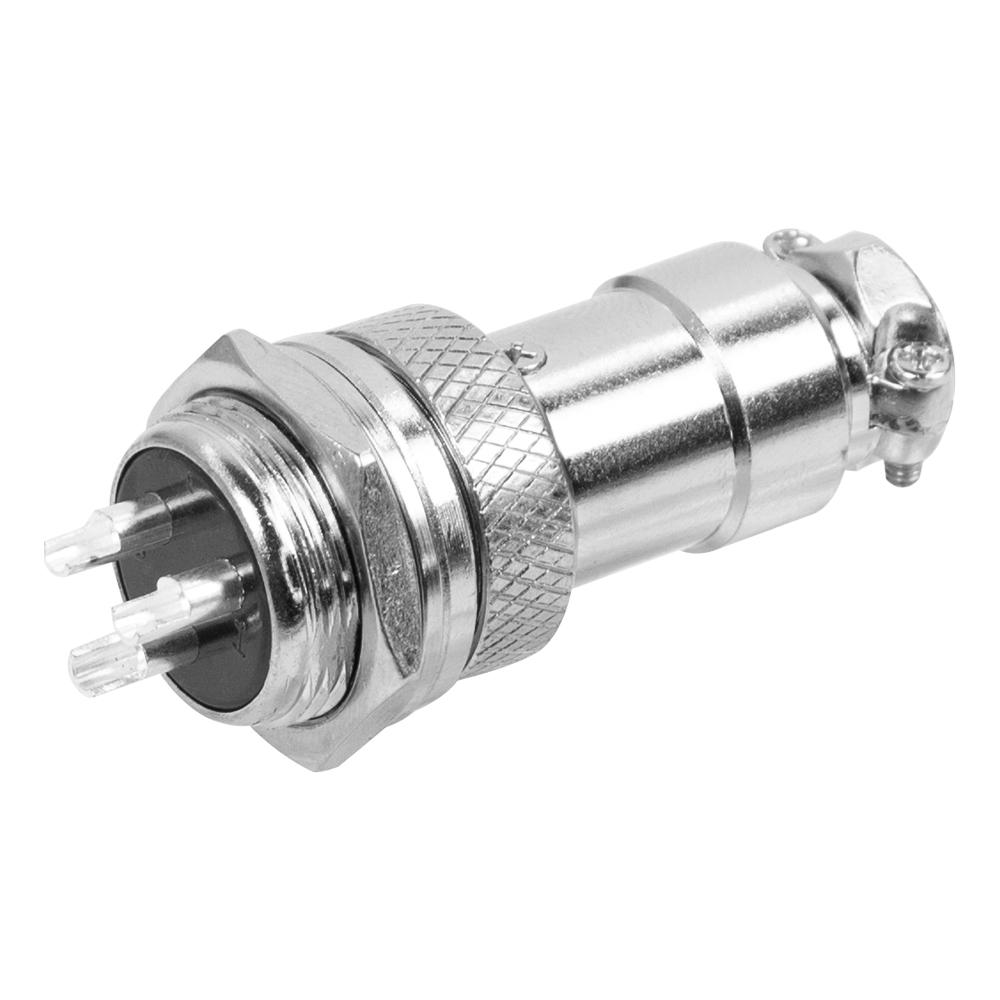 GX16 Авиационный разъем Электрический разъем GX16 Авиационный разъем 3-контактный 16 мм Мужской/Женский Провод Панель Круглый разъем Медный сплав Встроенный кабель