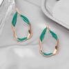 Water Creative Drop Earrings For Women Alloy Minimalist Jewelry Ideal For Gifts Events And