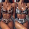 Snakeskin Bikinis High Waist Bikini Set Push Up Biquini  Women Swimsuit Female Swimwear