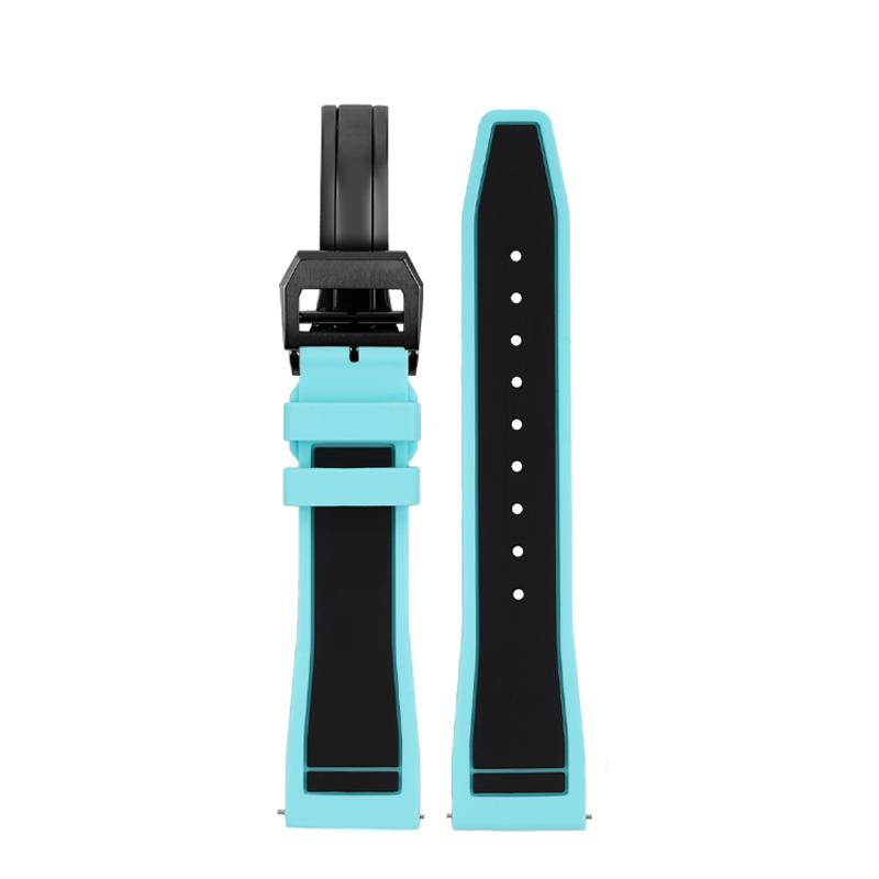 21mm 22mm Color Matching Silicone Strap for IWC pilot Porto Fino Portuguese Little Prince Mark XVIII Waterproof Silicone Strap