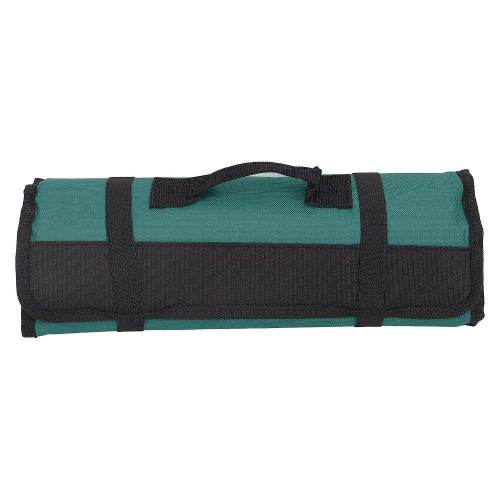 Canvas Chef Knife Bag Roll Up Style Knife Roll Bag Durable Cutlery Organizer Travel Camping
