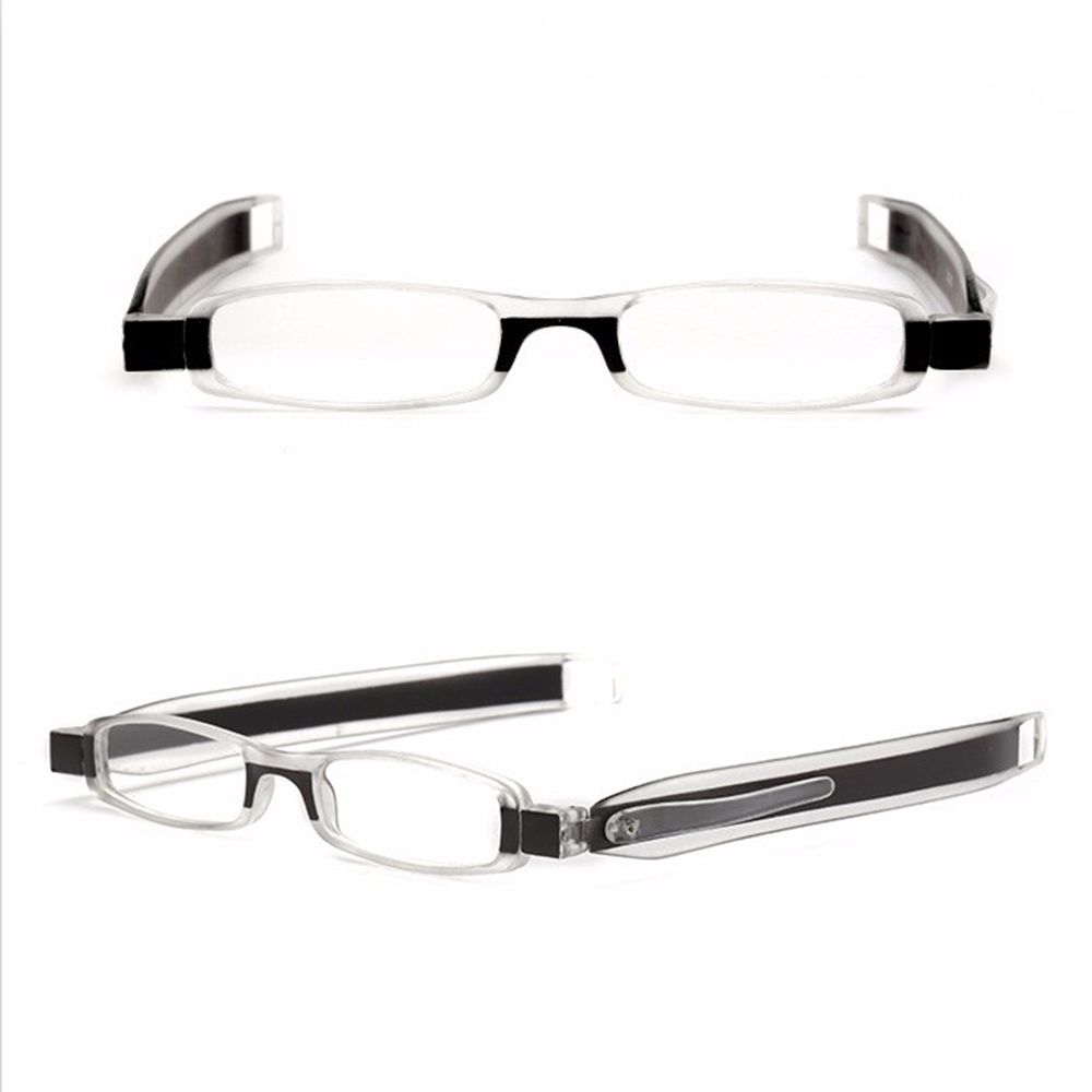 Grandfather Old Man Folding Rotation Ultraportability Mini Reading Spectacles Eyeglass Glasses