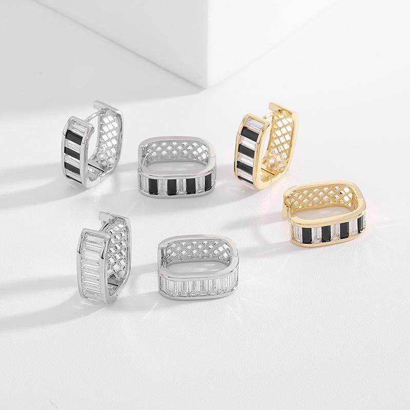 Летние модные геометрические серьги для женщин, французские темпераментные милые массивные ювелирные изделия, дизайнерские серьги