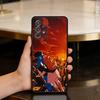 Крутой I-Invincible Art Мягкий Силиконовый Черный Чехол для Телефона для Samsung Galaxy A73,A72,A71,A70,A53,A52,A51