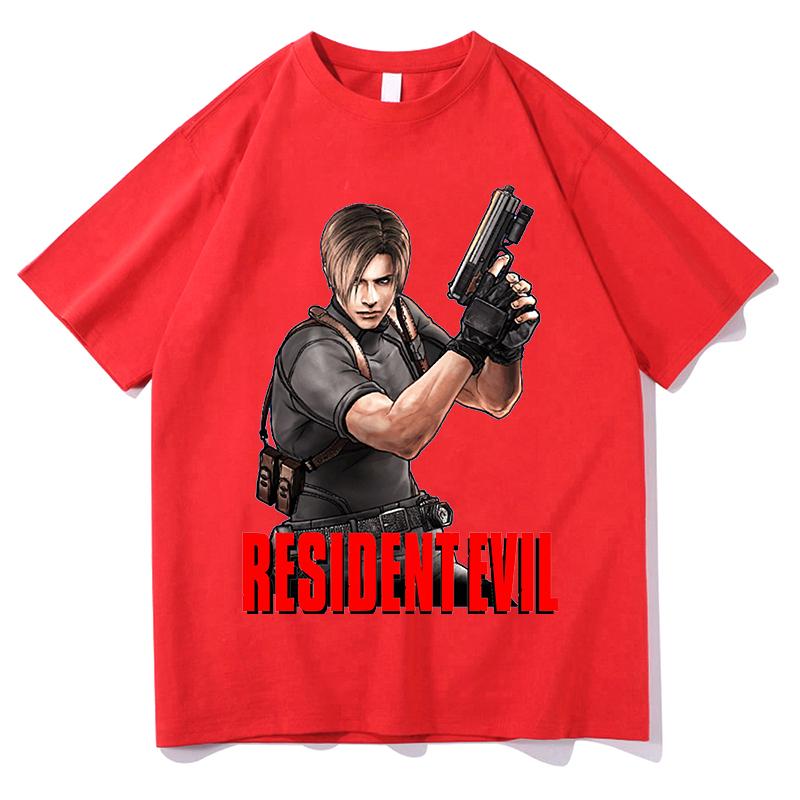 Leon Kennedy Tour 2026 Tshirts Summer Oneck Short Sleeve Female Tshirts Casual Loose Unisex Tees Top Print Pure Cotton Clothes
