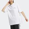adidas Оригинальные спортивные футболки с цветочным принтом на спине и трилистником, женские топы белого цвета IK8636