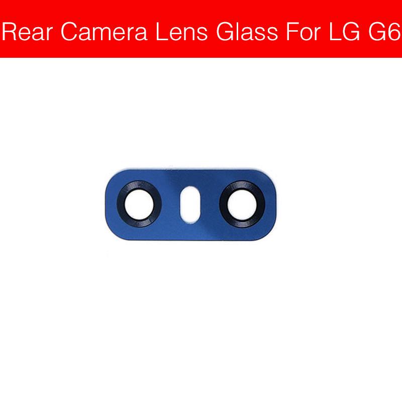 Стеклянный объектив задней камеры для LG V10 Q6 G4 G5 G6 G7 V20 V30 V40 с заменой клейкой наклейки
