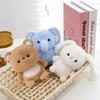 16Cm Animal World Plush Toys Elephant Raccoon White Rabbit Forest Animals Appease Playmate Calm Doll Christmas Gifts