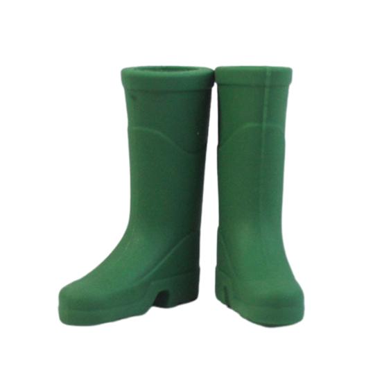 1 пара резиновых сапог, модель кукольного домика, миниатюрные резиновые длинные сапоги от дождя, кукольная обувь для украшения кукольного домика