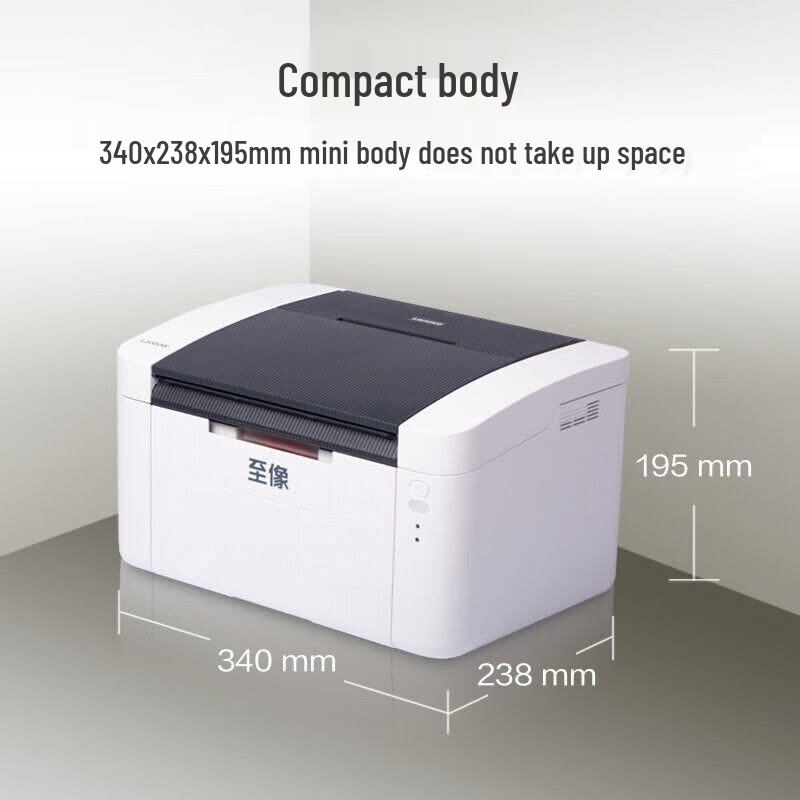 Lenovo L2000W Black and White Laser Printer CN plug (adapter included)