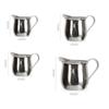Barista Stainless Steel Kitchen Home Mugs Milk Frothing Pitcher Coffee Cup Steaming Pitcher
