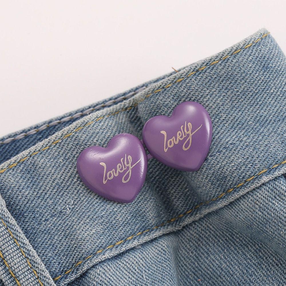 Съемная талия Регулируемая пряжка на талии Love Button Затягивающаяся пуговица на талии Пряжки для одежды
