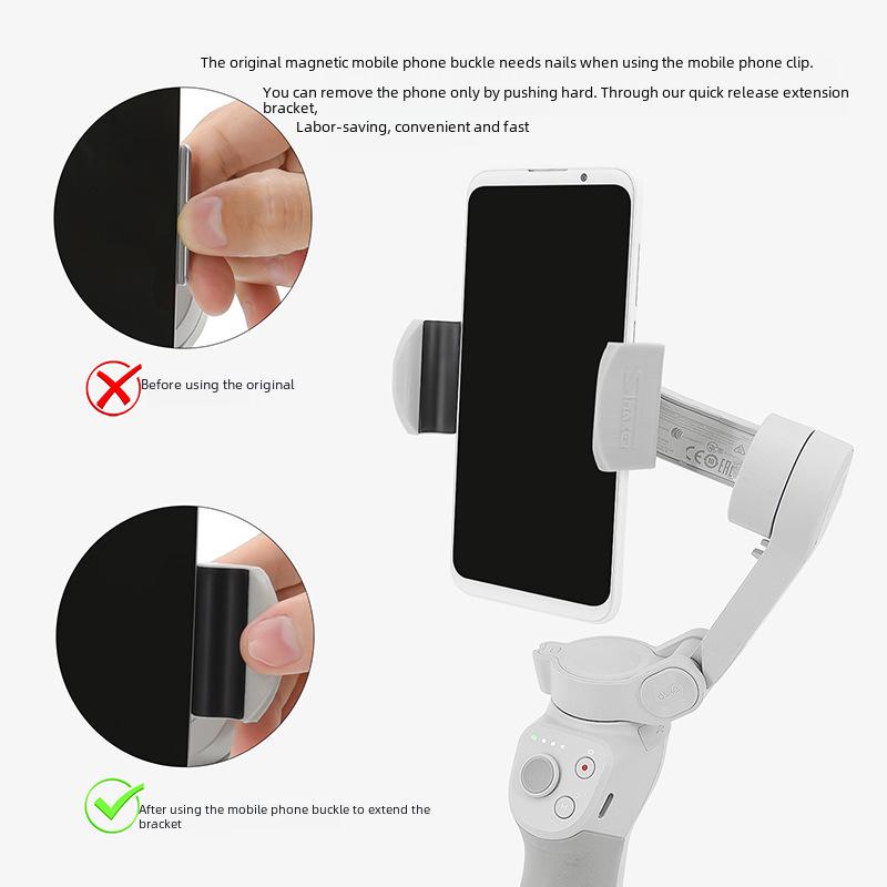 DJI OM Series Magnetic Quick Release Phone Clamp & Anti-Shake Gimbal Extension Accessories
