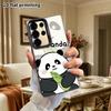 Phone Case: 2D Flat Samsung Galaxy A34 A35 M05 M06 S20 S22 S21 FE Plus 5G Protective Case, Couple Style, Hugging Bamboo Shoot Panda, Christmas and Hal