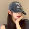 Американская ретро-джинсовая бейсболка женская большая окружность головы показывающая лицо маленькая шляпа мужская кепка прилив увеличение расширение